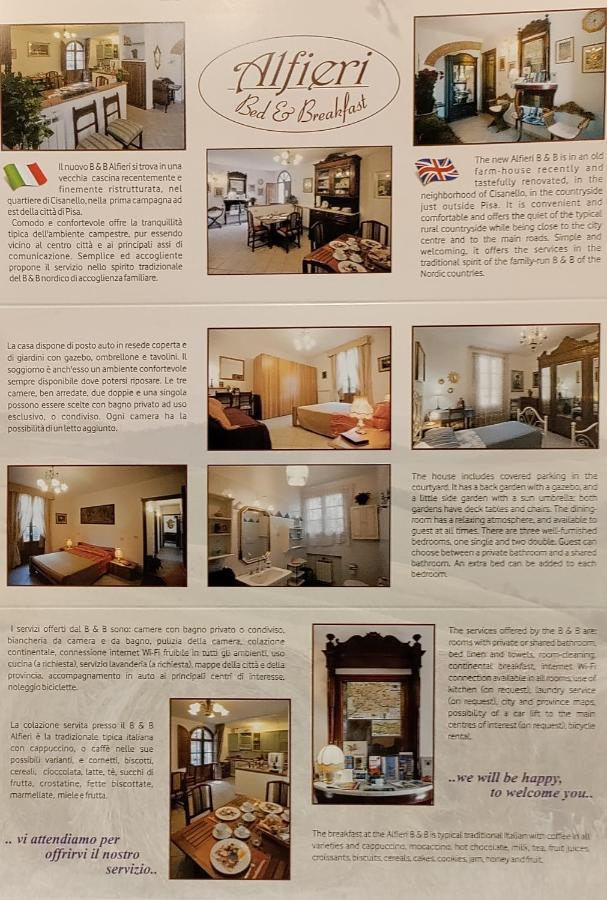 Alfieri Bed & Breakfast Piza Zewnętrze zdjęcie